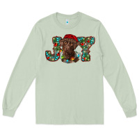 Matcha labrador retriever christmas joy Long Sleeve Tee - RanaPortraitStore