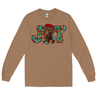 Toasted Coconut labrador retriever christmas joy Long Sleeve Tee - RanaPortraitStore