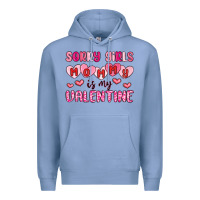 Colony Blue sorry girls mommy is my valentine Premium Hoodie - MaliasSmallBusiness