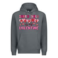 Rock sorry girls mommy is my valentine Premium Hoodie - MaliasSmallBusiness