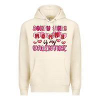 Tofu sorry girls mommy is my valentine Premium Hoodie - MaliasSmallBusiness