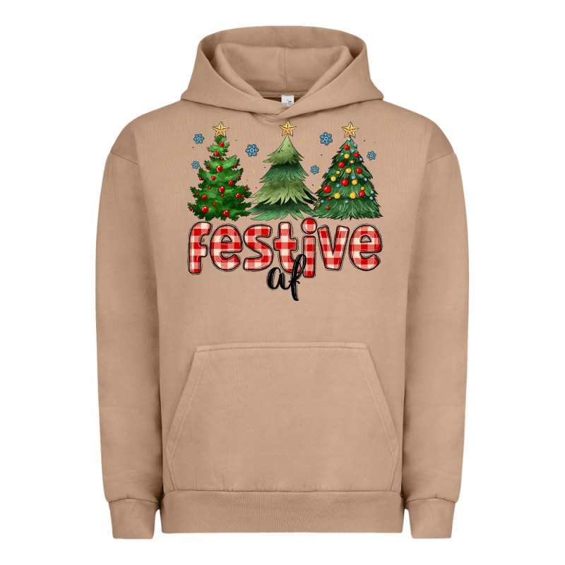Festive Af Urban Hoodie by MaliasSmallBusiness | Teevron