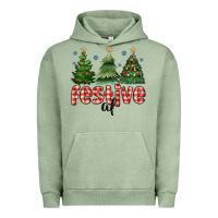 Pigment Oil Green festive af Urban Hoodie - MaliasSmallBusiness