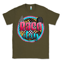 Army Green race day Classic Tee - Zillion Design Studio
