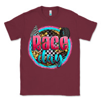 Burgundy race day Classic Tee - Zillion Design Studio