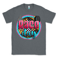 Charcoal Heather race day Classic Tee - Zillion Design Studio
