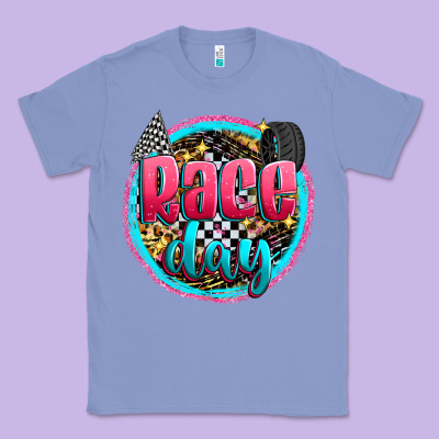 Race Day Classic Tee Designed By Zillion Design Studio