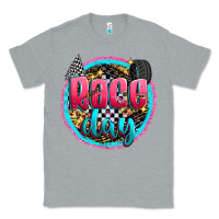 Heather Grey race day Classic Tee - Zillion Design Studio