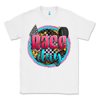 White race day Classic Tee - Zillion Design Studio