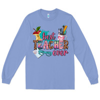 Colony Blue best teacher ever Long Sleeve Tee - AdoDesignShop