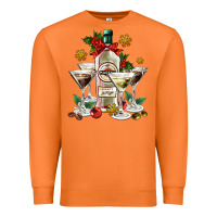 Carrot Christmas martini  and martini bottle Premium Sweatshirt - AdoDesignShop