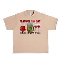 Burro Plan for the day coffee camping wine Urban Heavy Tee - texasbilliewilder