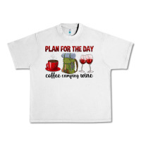 Lunar Rock Plan for the day coffee camping wine Urban Heavy Tee - texasbilliewilder