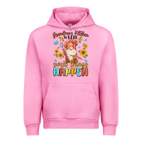 Fuchsia Pink grandma's kitchen where sweet things happen Urban Hoodie - MaliasSmallBusiness