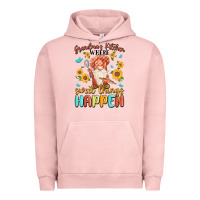 Pigment Salmon grandma's kitchen where sweet things happen Urban Hoodie - MaliasSmallBusiness