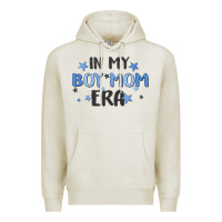 Oatmeal Heather in my boy mom era Premium Hoodie - MaliasSmallBusiness
