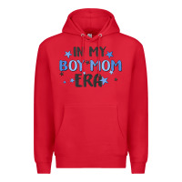 Red in my boy mom era Premium Hoodie - MaliasSmallBusiness