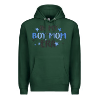 Sports Green in my boy mom era Premium Hoodie - MaliasSmallBusiness