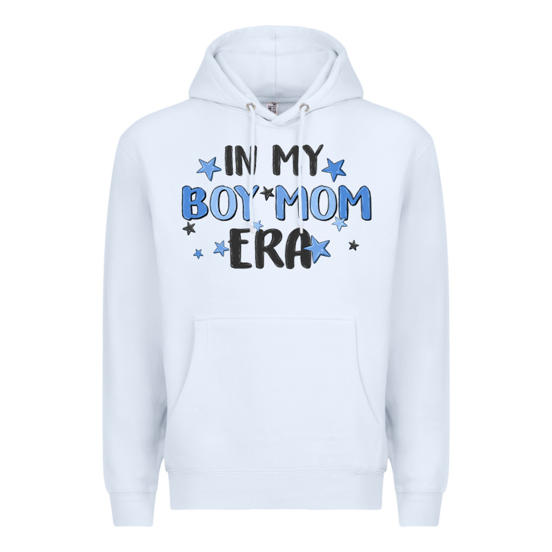 In My Boy Mom Era Premium Hoodie by MaliasSmallBusiness | Teevron