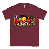 Burgundy race coach Classic Tee - Zillion Design Studio