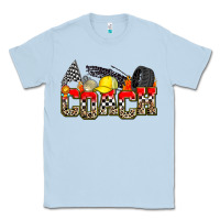 Dusty Blue race coach Classic Tee - Zillion Design Studio