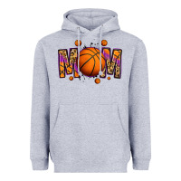 Heather Grey basketball mom Heavyweight Hoodie - Jasminsmagicworld