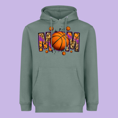 Basketball Mom Heavyweight Hoodie Designed By Jasminsmagicworld