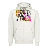 Oatmeal Heather drink up witches Zipper Hoodie - CowhideDigitalArt