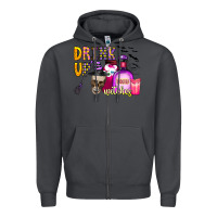 Smoke drink up witches Zipper Hoodie - CowhideDigitalArt