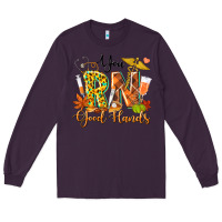 Plum you rn good hands fall Long Sleeve Tee - texasbilliewilder