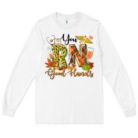 White you rn good hands fall Long Sleeve Tee - texasbilliewilder
