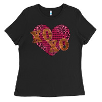 Black xoxo Ladies Tee - BarkalooDesign