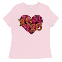 Bubblegum Pink xoxo Ladies Tee - BarkalooDesign
