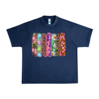 Navy Western Easter Brushstrokes Urban Heavy Tee - RanaPortraitStore