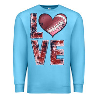 Ocean Blue football love Premium Sweatshirt - JahusDesignShop
