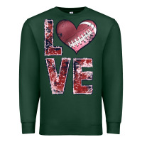 Sports Green football love Premium Sweatshirt - JahusDesignShop