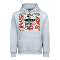 Heather Grey sweet but twisted does that make me a candy cane Urban Hoodie - MaliasSmallBusiness