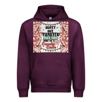 Mauve Wine sweet but twisted does that make me a candy cane Urban Hoodie - MaliasSmallBusiness