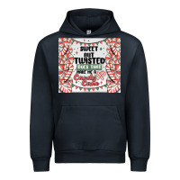 Navy sweet but twisted does that make me a candy cane Urban Hoodie - MaliasSmallBusiness