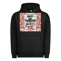 Pigment Black sweet but twisted does that make me a candy cane Urban Hoodie - MaliasSmallBusiness