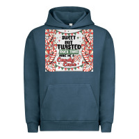 Pigment Midnight Navy sweet but twisted does that make me a candy cane Urban Hoodie - MaliasSmallBusiness