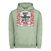 Pigment Oil Green sweet but twisted does that make me a candy cane Urban Hoodie - MaliasSmallBusiness