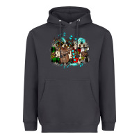Smoke love wood slice ornament Heavyweight Hoodie - JahusDesignShop