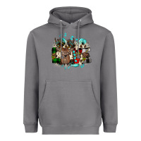 Storm love wood slice ornament Heavyweight Hoodie - JahusDesignShop