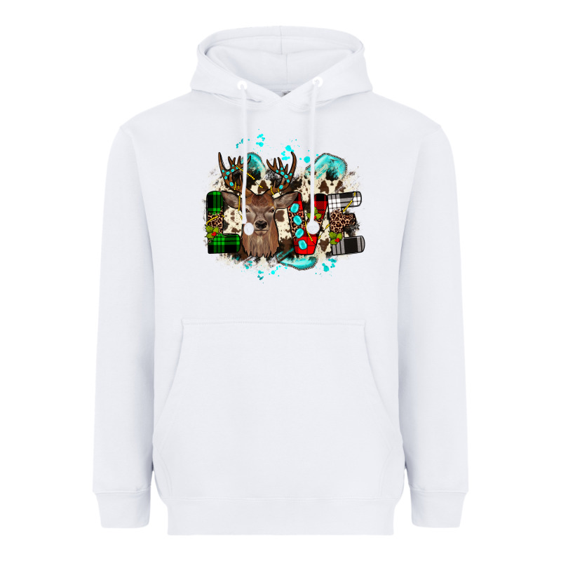 Love Wood Slice Ornament Heavyweight Hoodie by JahusDesignShop | Teevron
