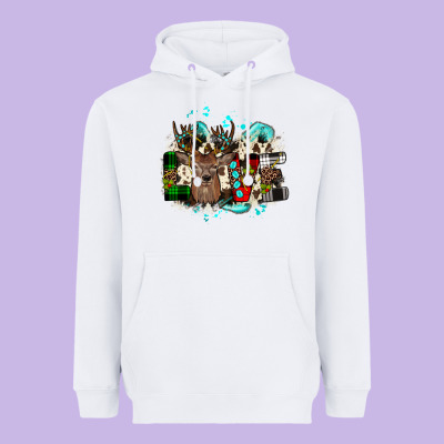 Love Wood Slice Ornament Heavyweight Hoodie Designed By Jahusdesignshop