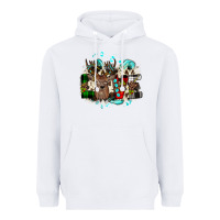 White love wood slice ornament Heavyweight Hoodie - JahusDesignShop