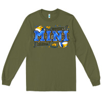 Army Green mini volleyball Long Sleeve Tee - Zillion Design Studio