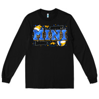 Black mini volleyball Long Sleeve Tee - Zillion Design Studio