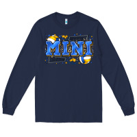 Navy mini volleyball Long Sleeve Tee - Zillion Design Studio